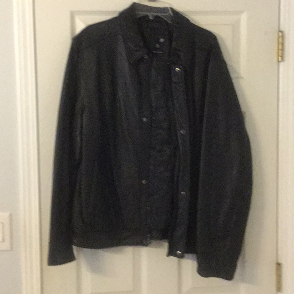 Vintage lambskin leather coat, size L